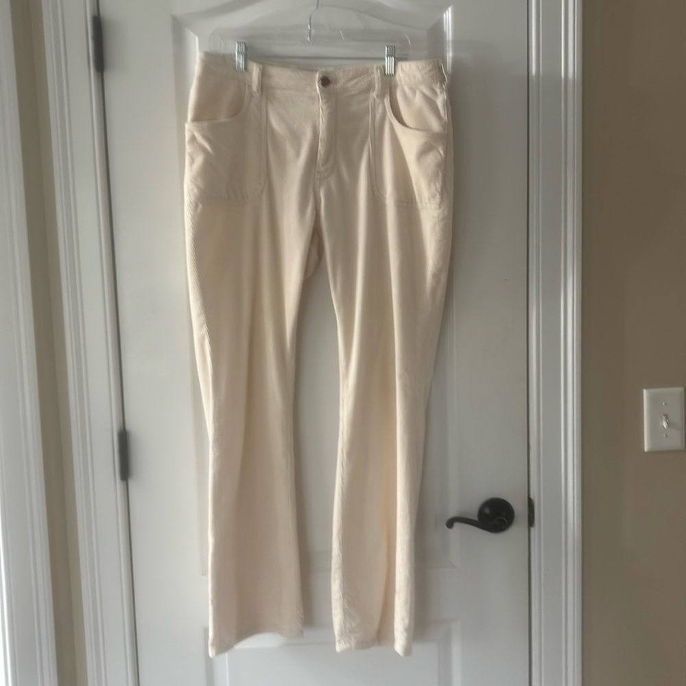 Pilcro Cream Corduroys
